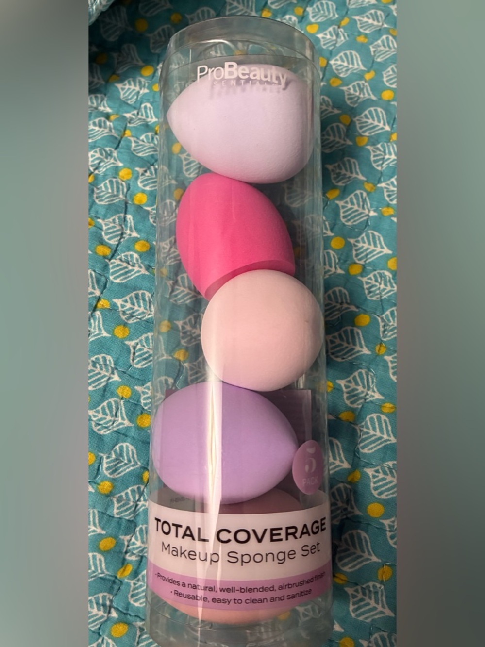 Pastel Makeup Sponge Set - Pink, Light Pink, Lavender